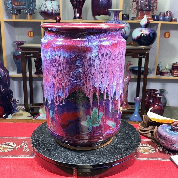 瓶中国神垕精品钧瓷