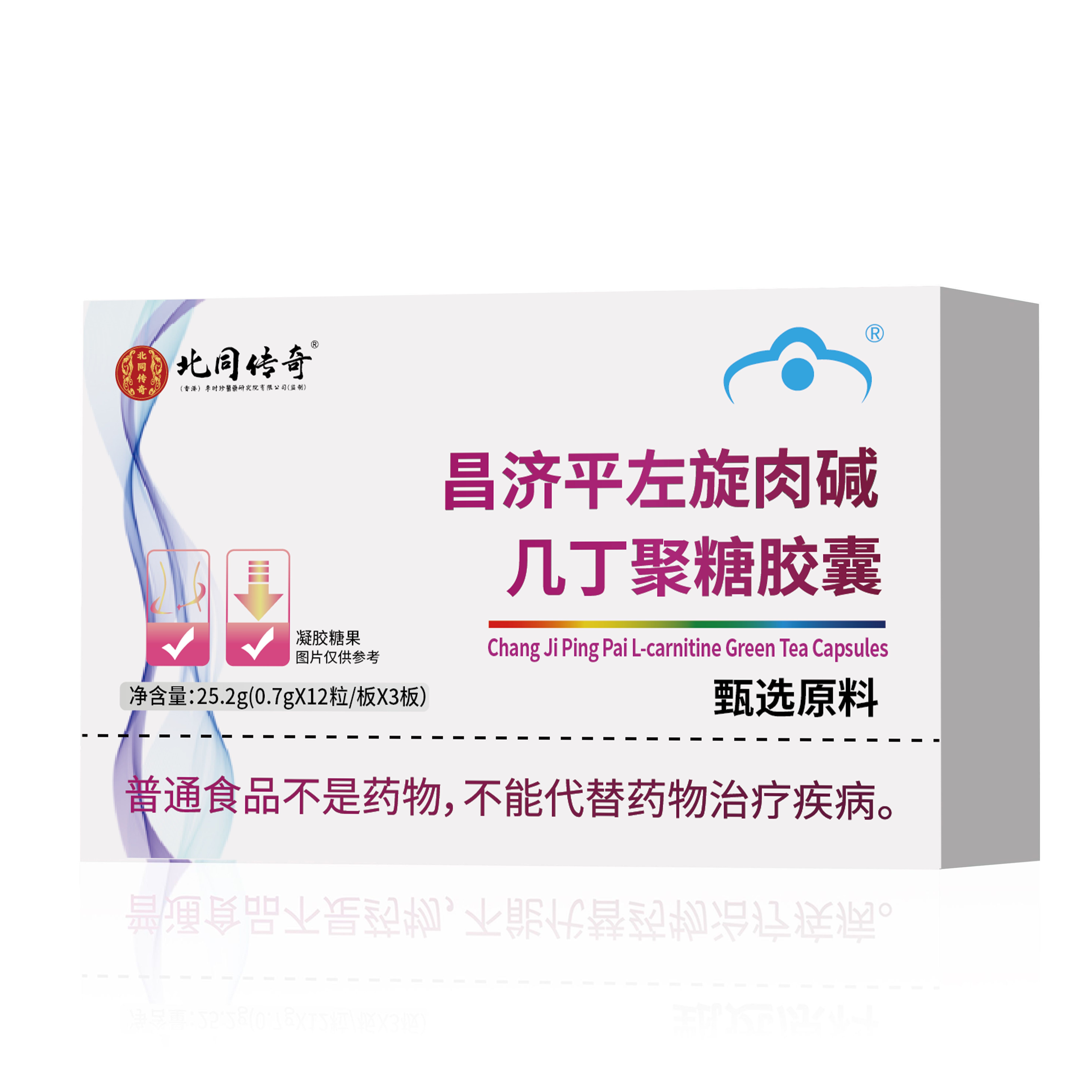 【拍一发六】左旋肉碱绿茶胶囊直播男女通用大餐救星官方正品