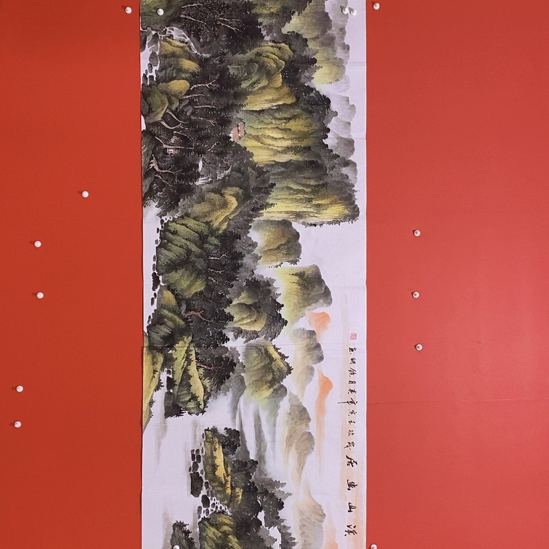 国画山水花鸟国画作品