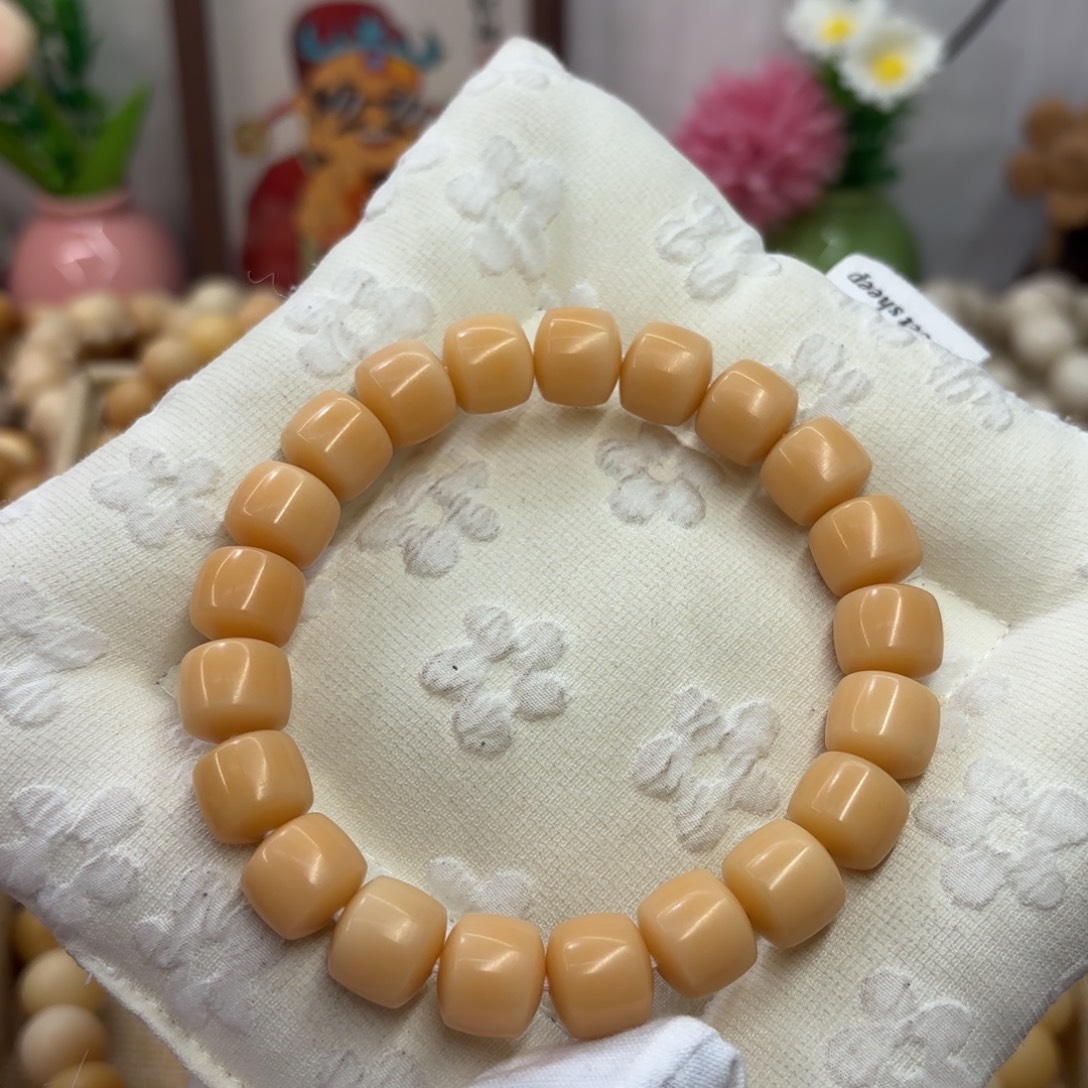 菩提根/象牙果吊坠13干磨奶咖墩墩金轮039