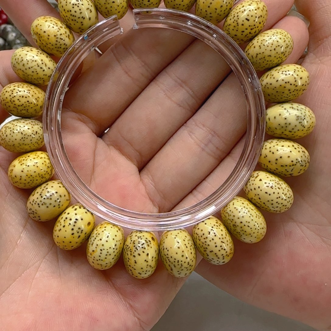 星月菩提手串10荣耀黄星月菩提4苹果单圈