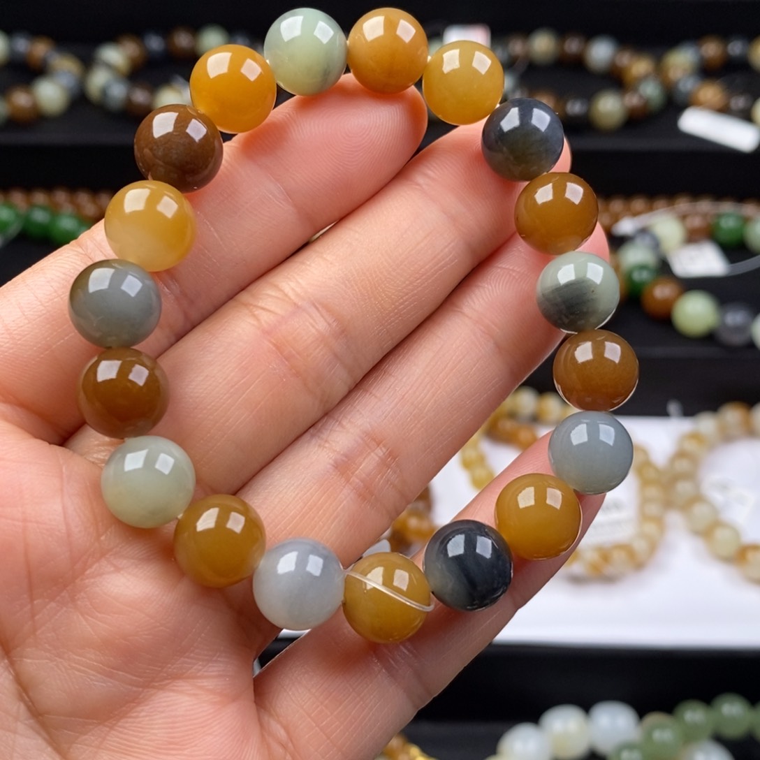 和田玉手串未镶嵌太*妃