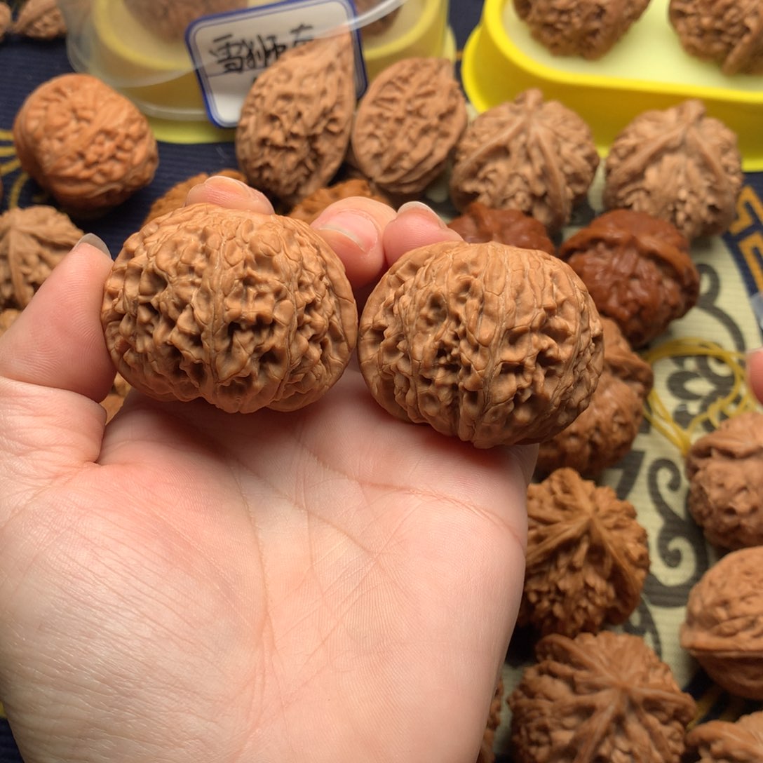 文玩核桃吊坠女娲石43