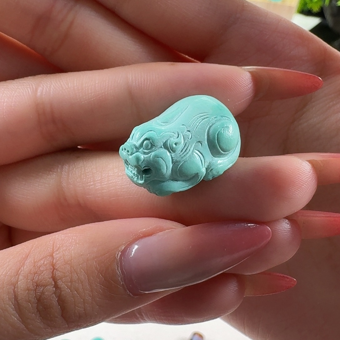 绿松石未镶嵌吊坠(不含链)