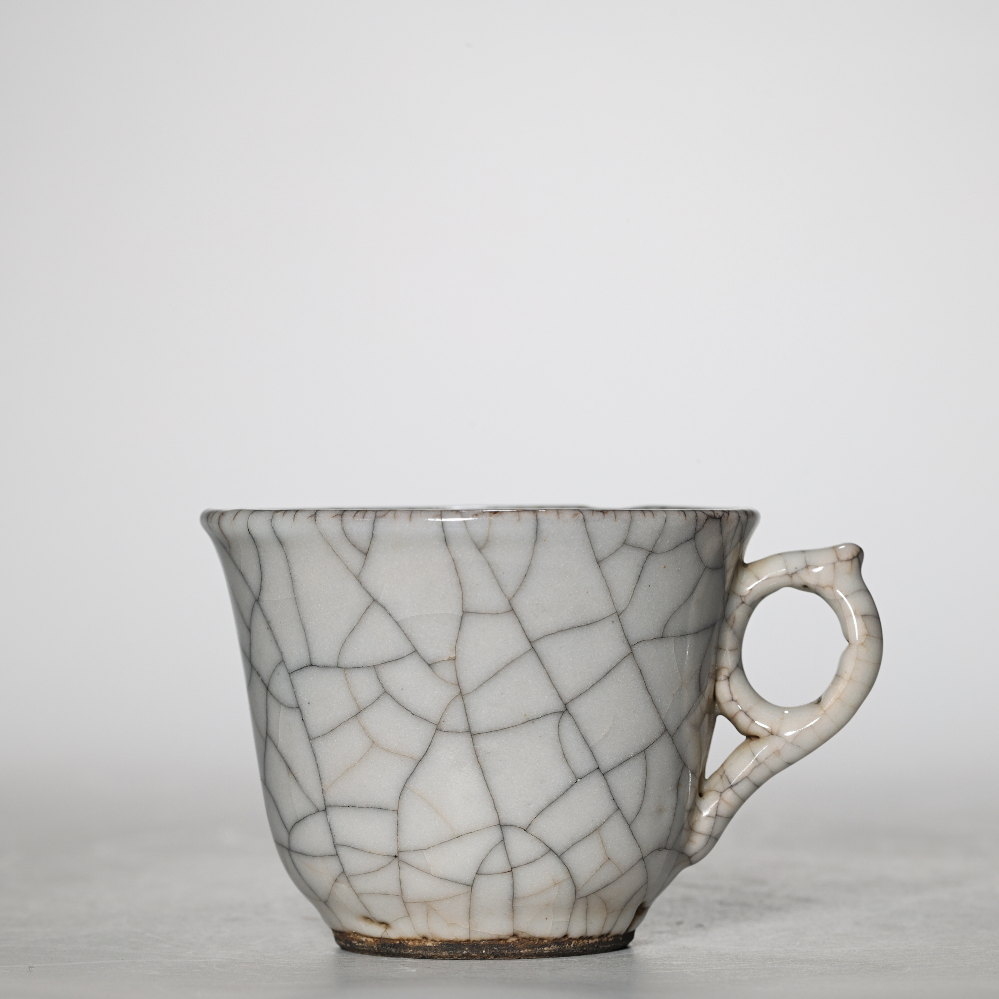 6015民国·哥釉把杯