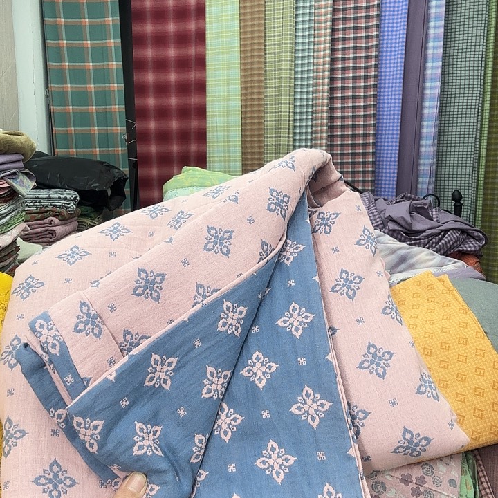 棉1.5米×2米双层纱被罩