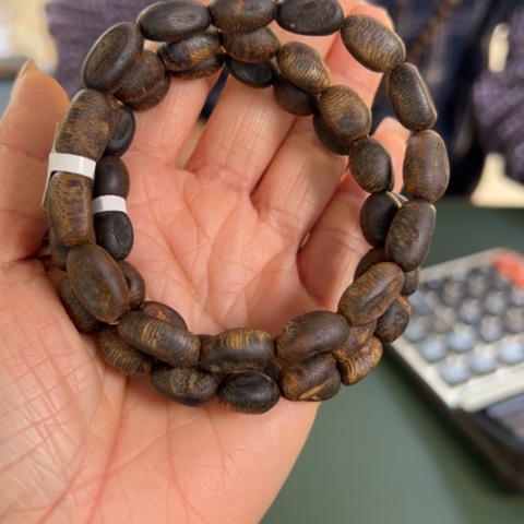 沉香手串红土乌身虫漏沉水7克卡0.8多样性发1串