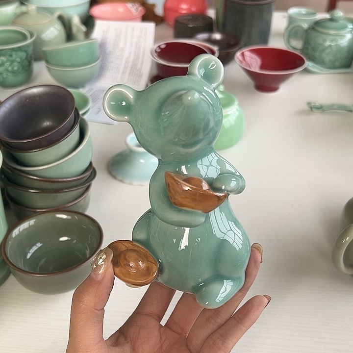 小米茶器龙泉青瓷