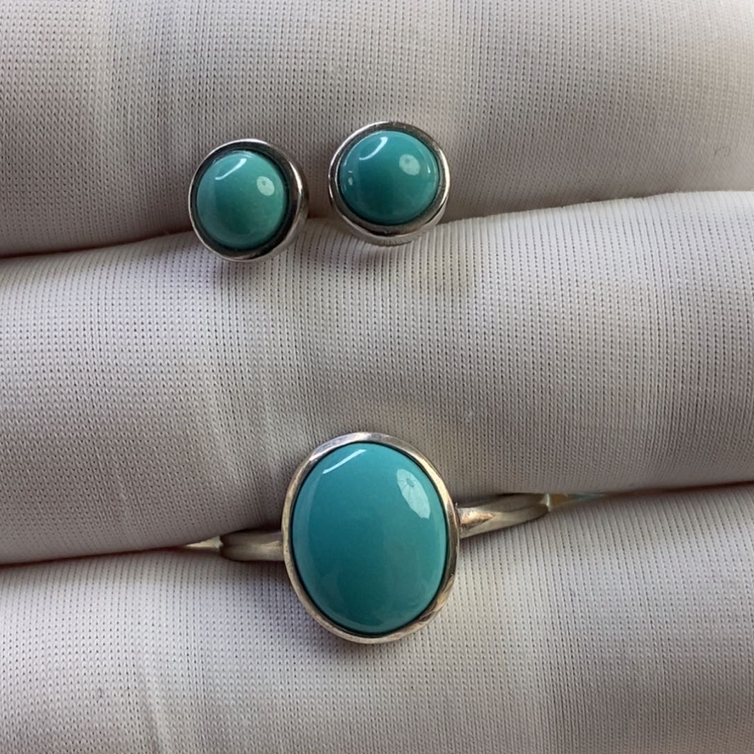 绿松石银S925镶嵌其他