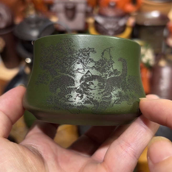茶杯紫砂宜兴紫砂主人杯