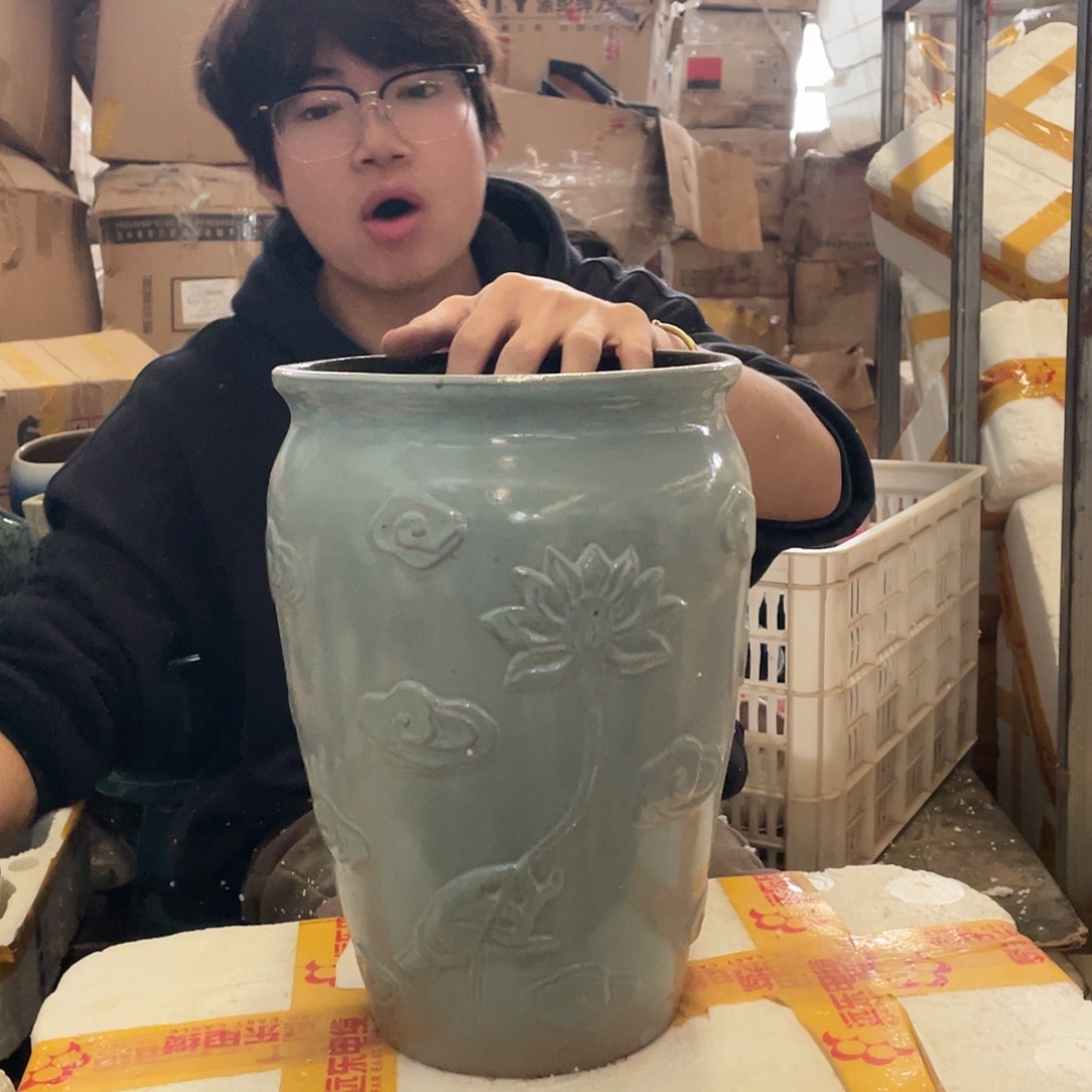 红陶宜兴紫砂花盆