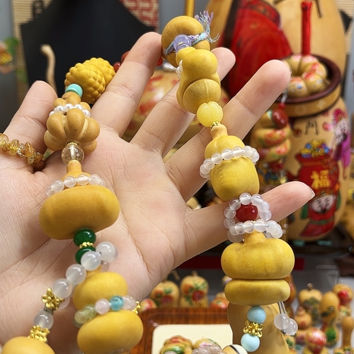 早***.木质类非遗手工磨刻葫芦