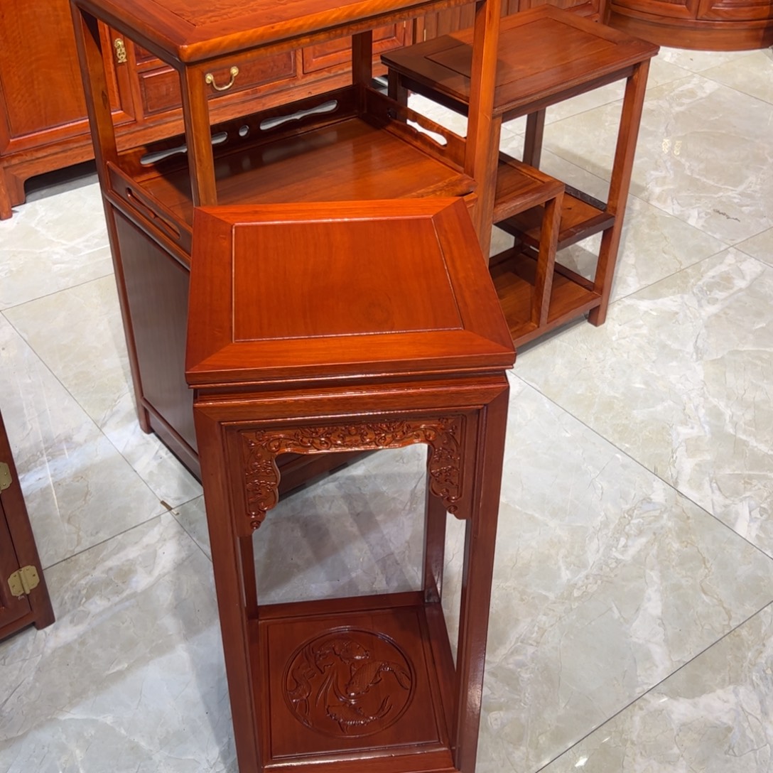 成套家具花梨木类80花架