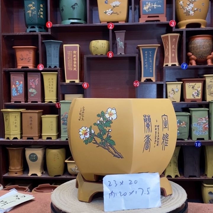 紫砂花盆紫砂花盆