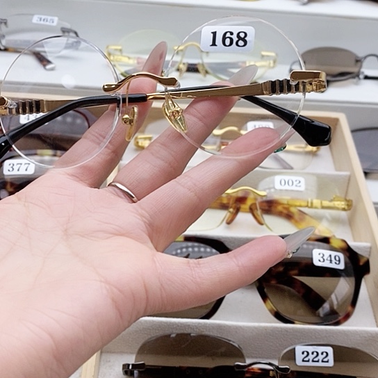 分体款纯天然水晶眼镜