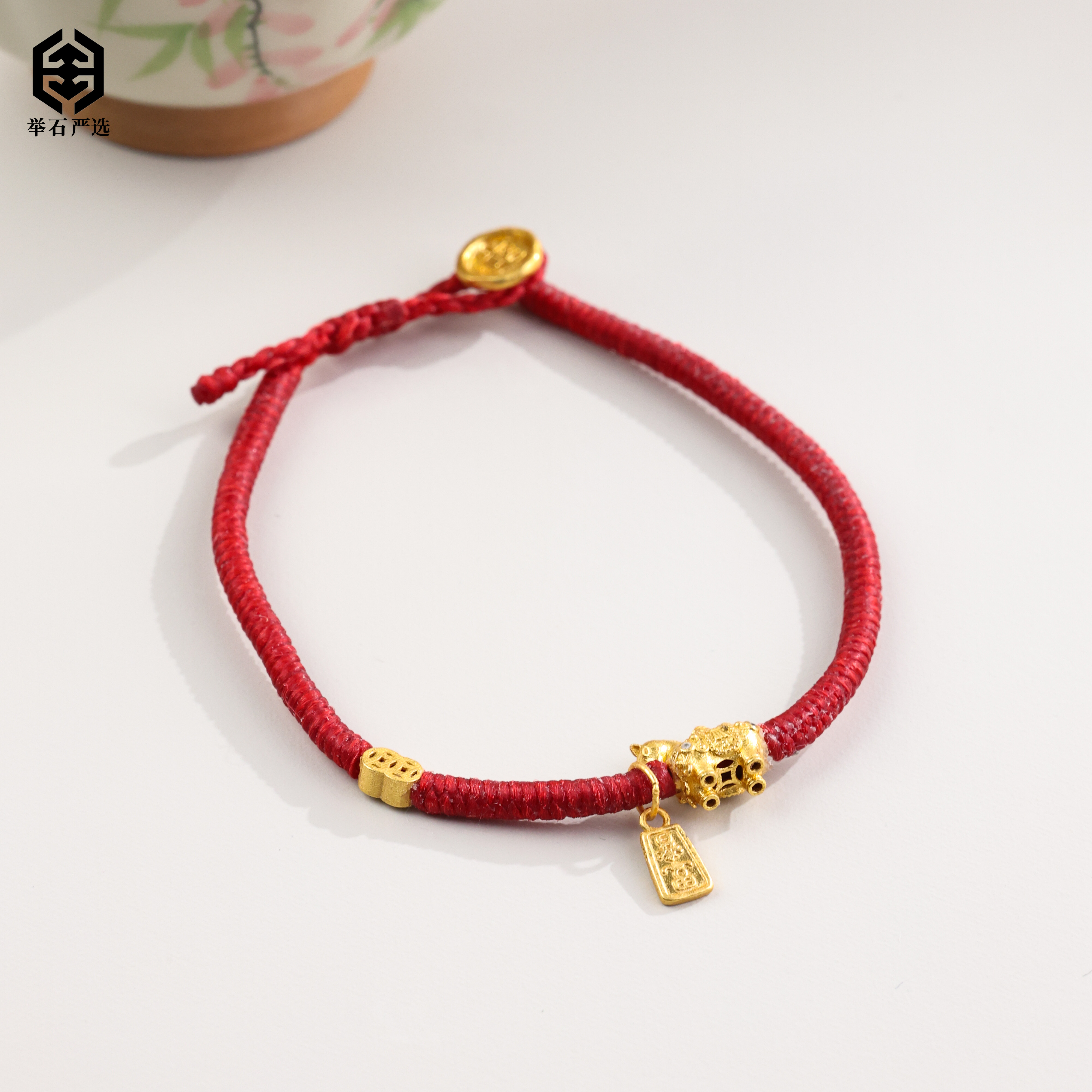 925银银制品 【举石精选】X0103-0127-072个性手绳（一件/多样性发）Z