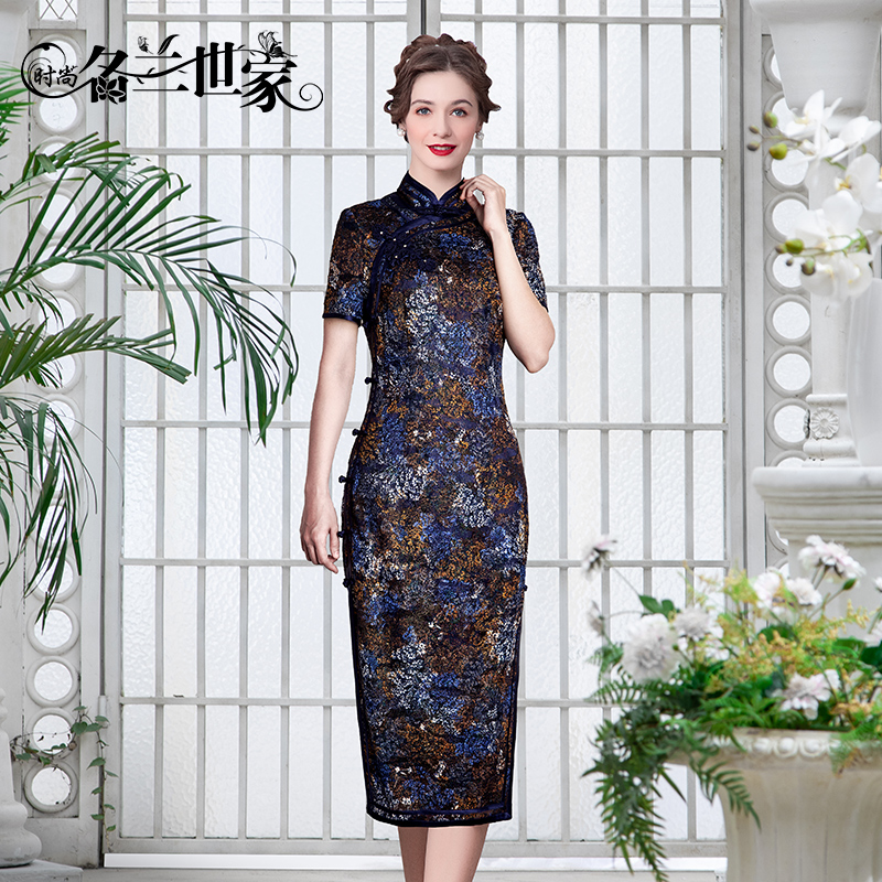 『黛华』名兰世家中国风古法旗袍喜妈妈礼服2025新款妈妈礼服婚宴