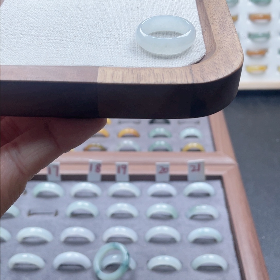 翡翠戒指未镶嵌16 号 15 港码 17.3 内径