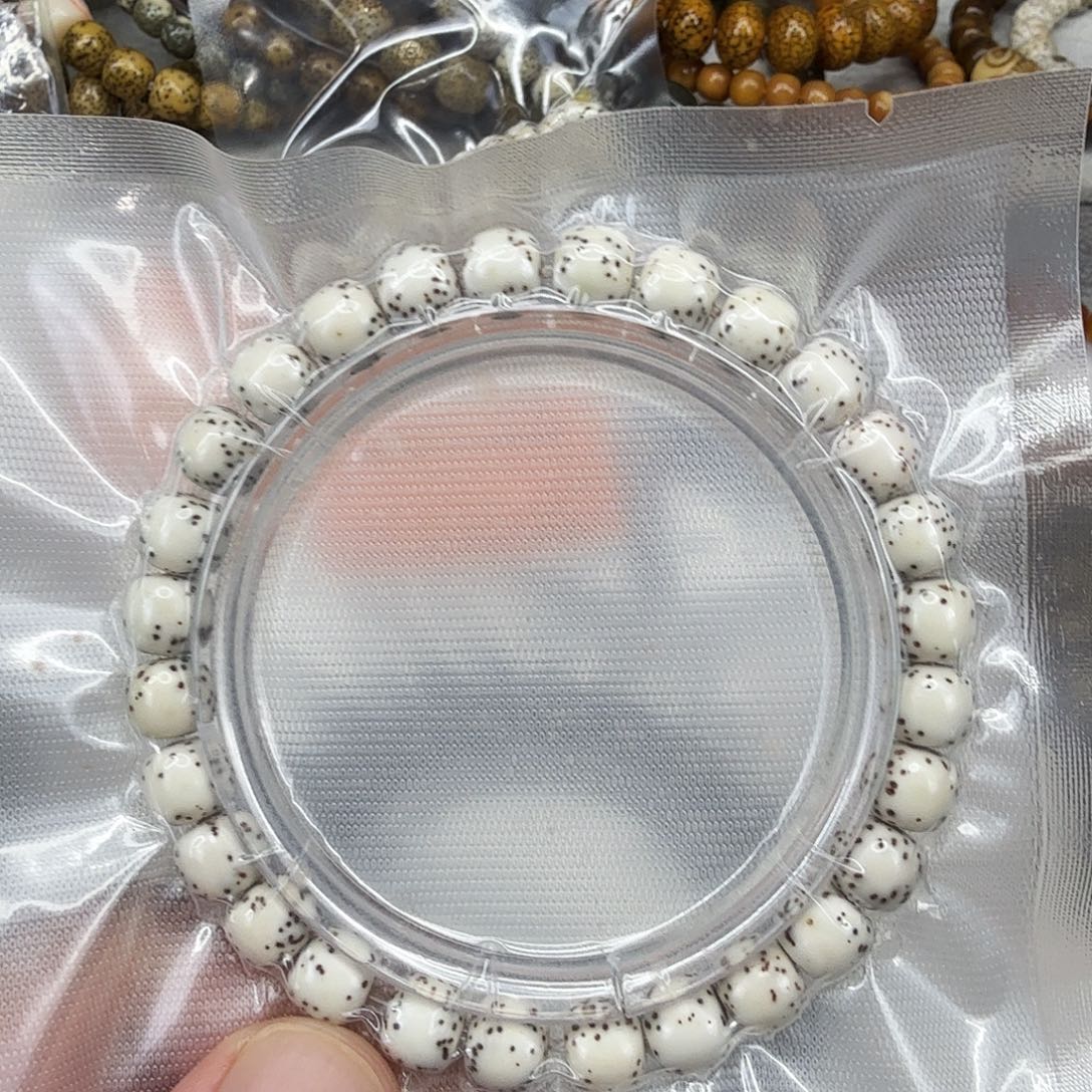 星月菩提手串66傲视半臂大留白星月菩提单圈8×7