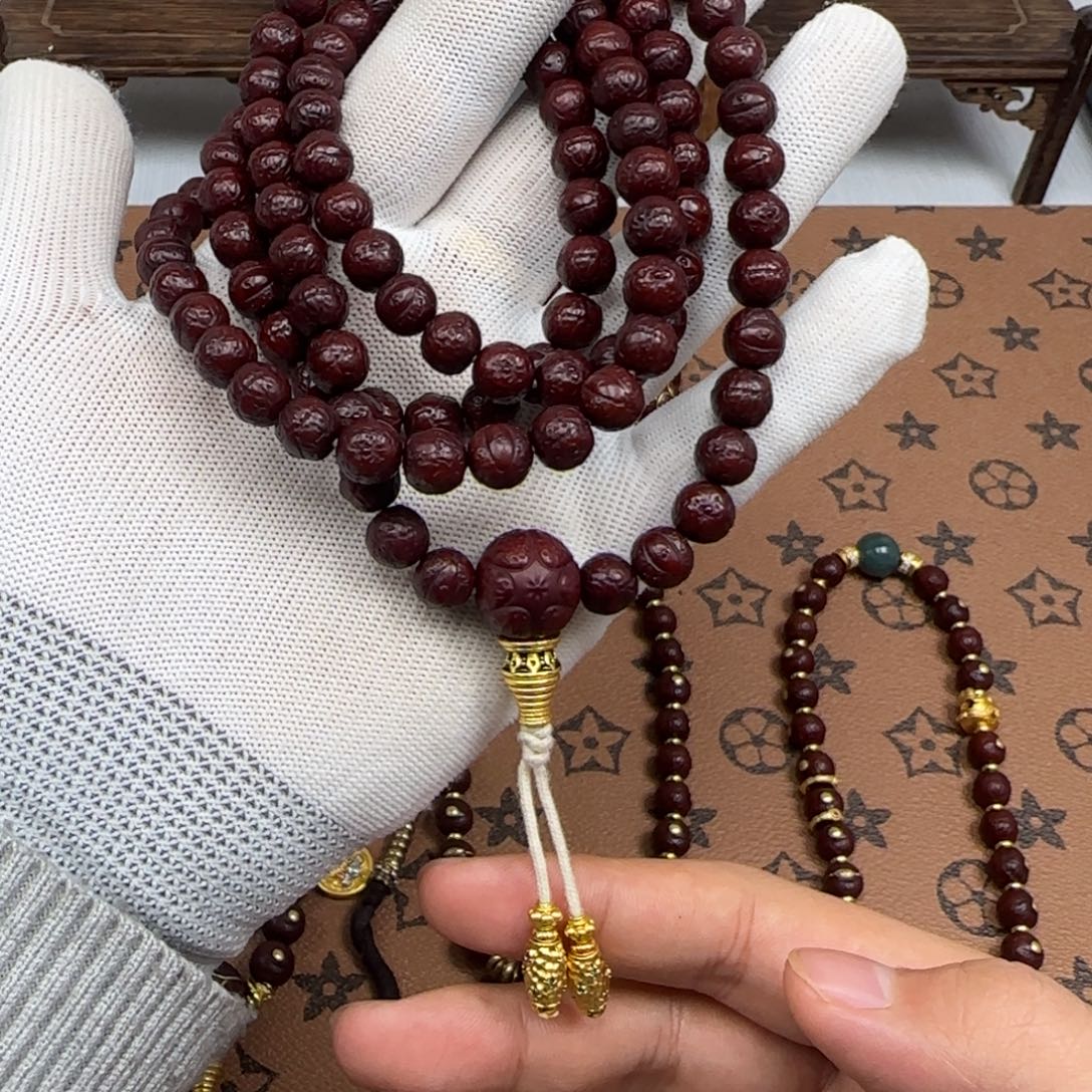 达****凤眼菩提吊坠凤眼108脖挂8.8素串