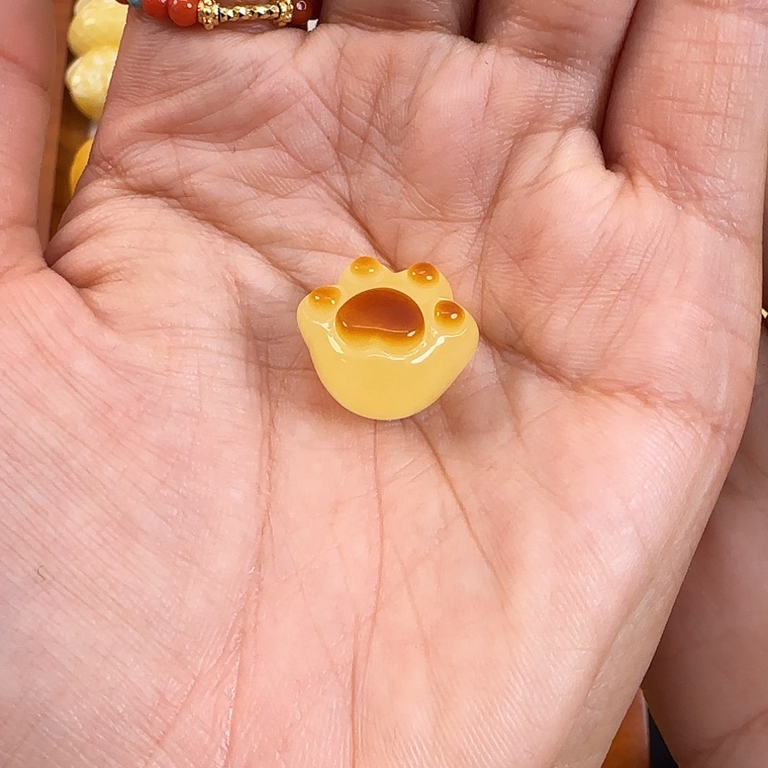 琥珀珠宝奇石未镶嵌鱼*溪52