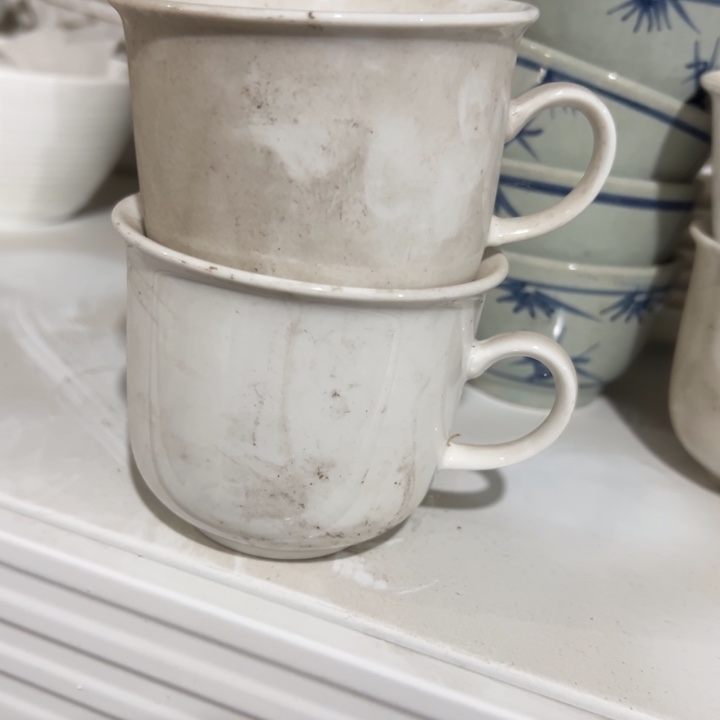 库存尾货二厂煤烧彼得兔杯一对