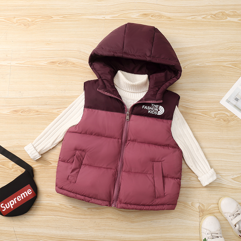 【宝藏衣橱】秋冬男女童立领马甲中大童潮款棉外穿坎肩洋气时尚ZH