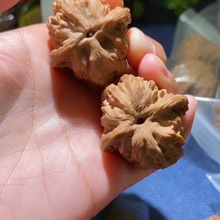 星***尘文玩核桃吊坠龙脉