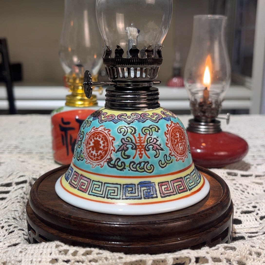 摆件景德镇陶瓷香薰灯