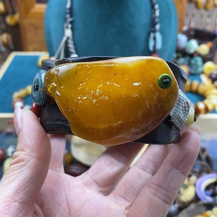 喵***咪蜜蜡未镶嵌手镯手镯