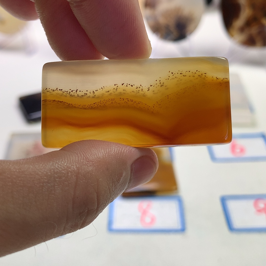 未镶嵌玛瑙/玉髓珠宝半成品