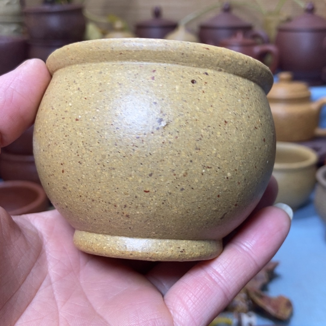茶杯紫砂乱目全砂手工泥200毫升