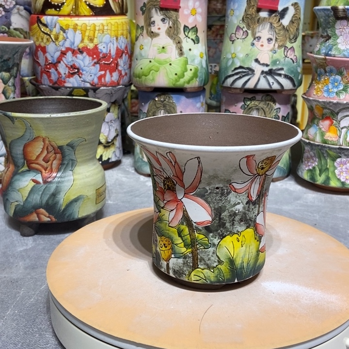 景德镇艺术手绘作品