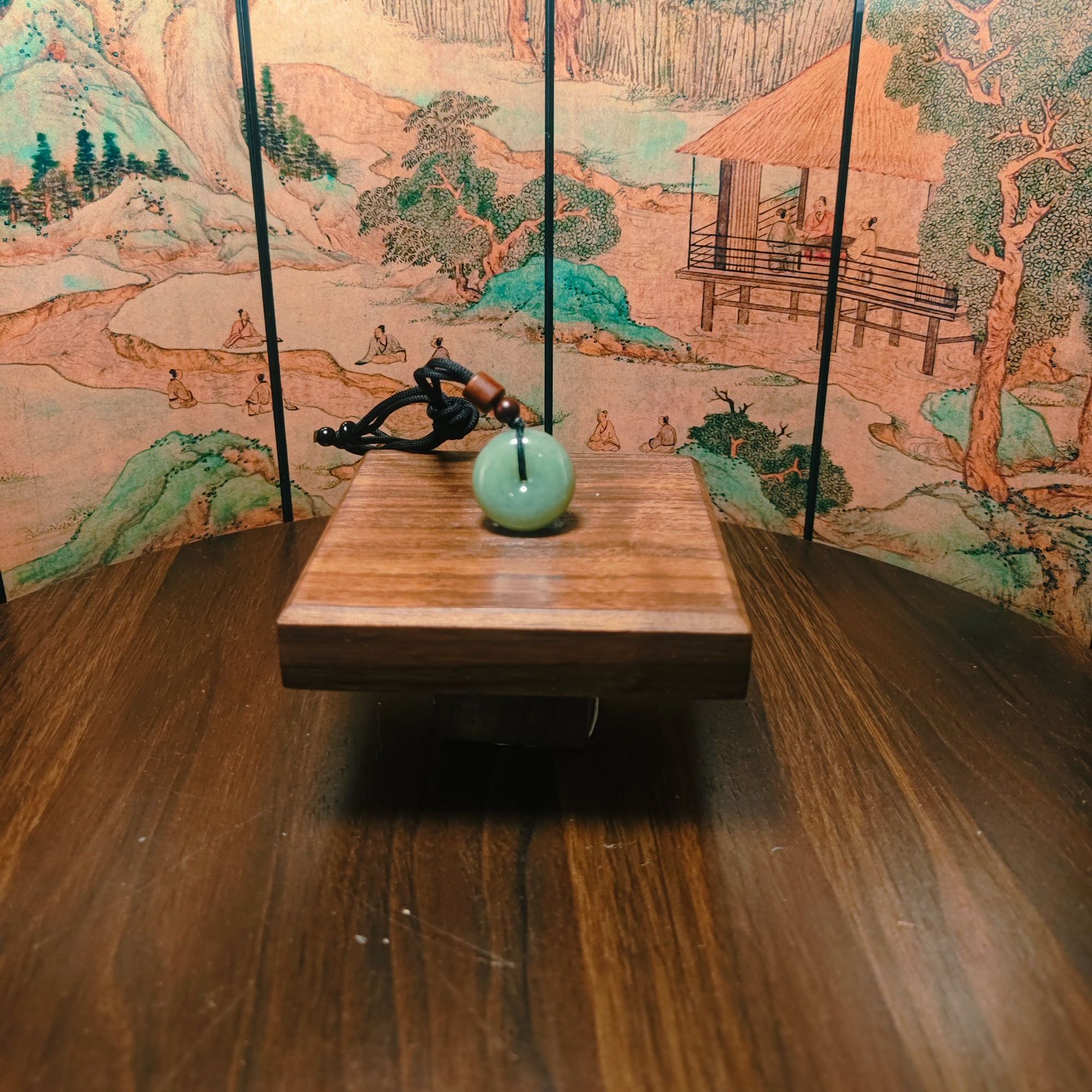 P和田玉平安扣吊坠0869