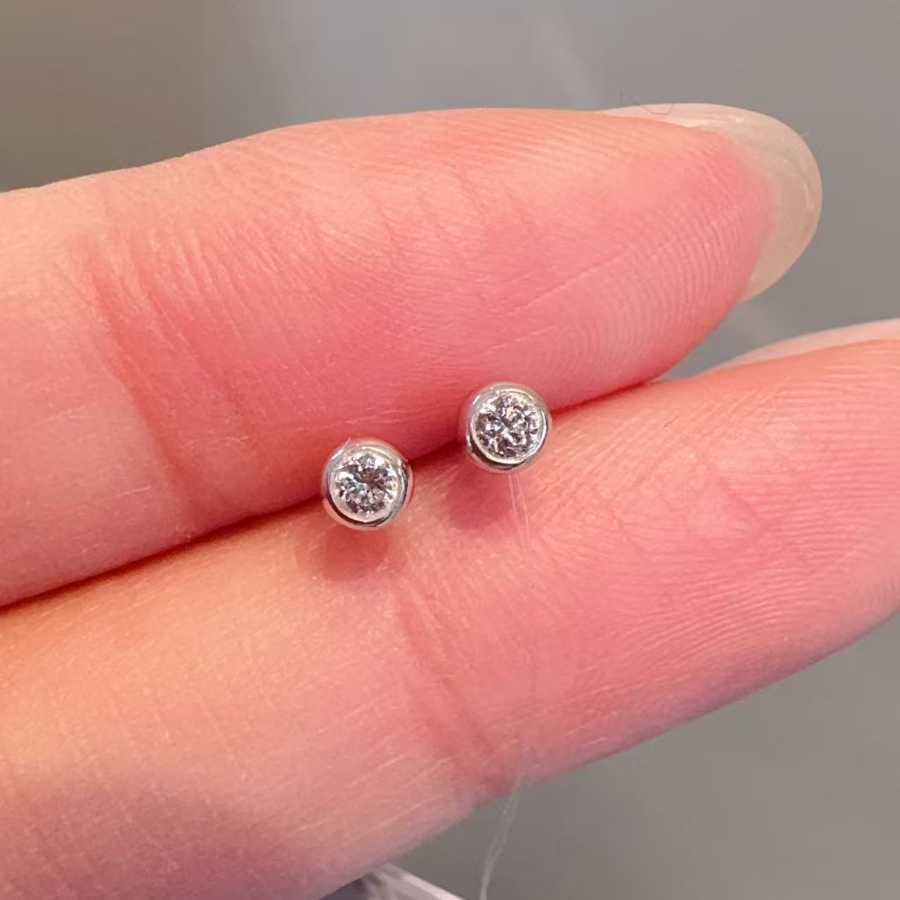 【小晗专属】小泡泡钻石耳钉重金版 多样性发一 经典时尚简约小