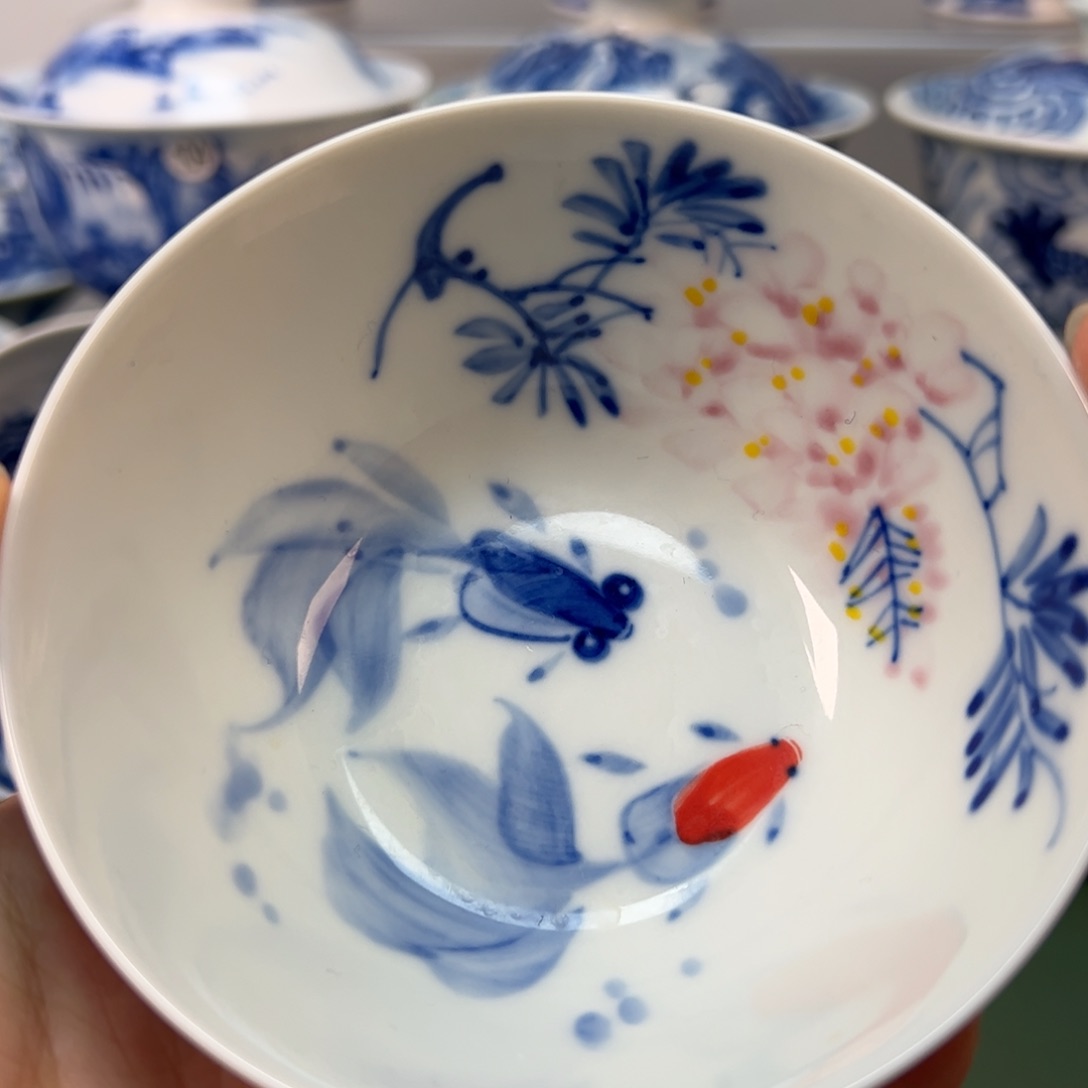 杯木木景德镇纯手绘茶具57