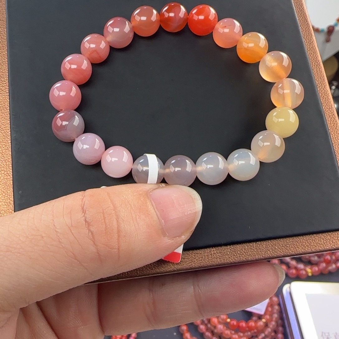 南红玛瑙未镶嵌手链