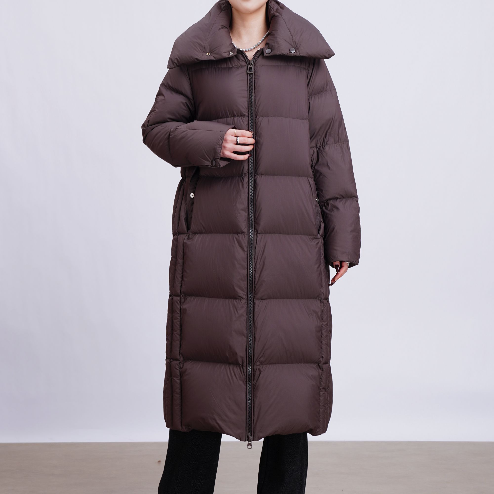 【王老板】2024冬季新款长款鹅绒服 510505