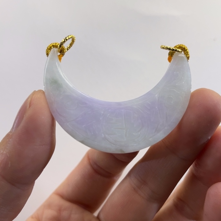 翡翠吊坠(赠链)未镶嵌代编织