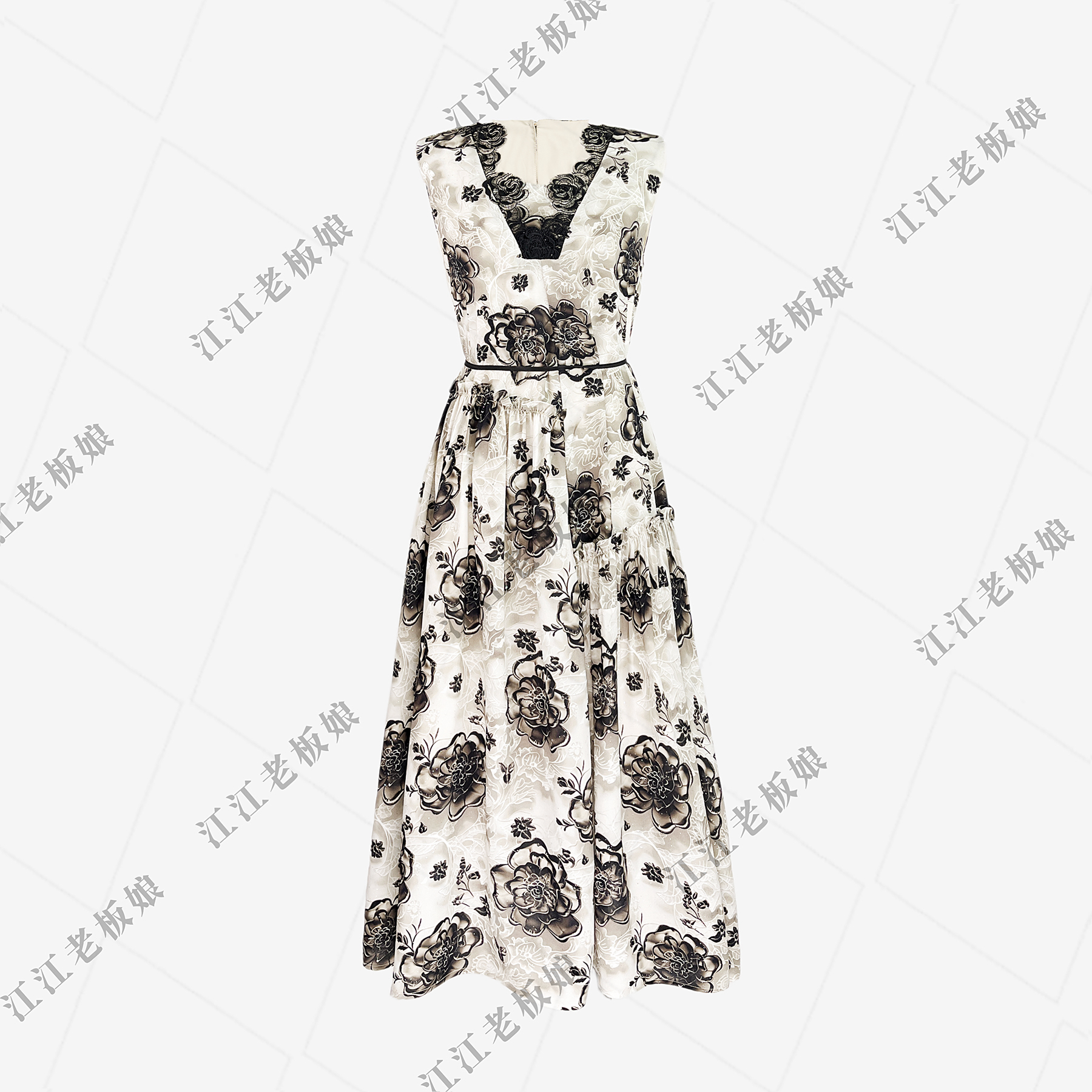 【夏夏专属】国风夏季新款无袖显瘦时尚连衣裙气质宽松Q1884