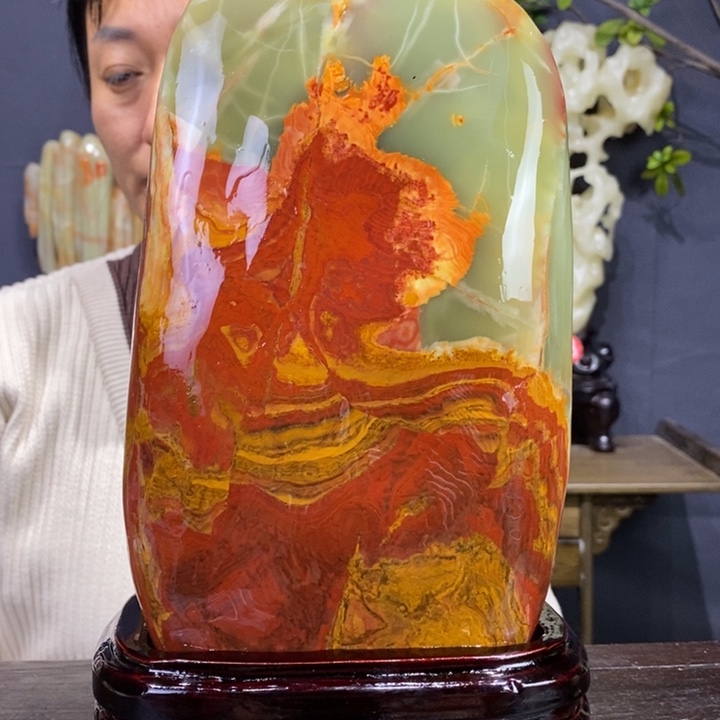 石材精品古青石摆件