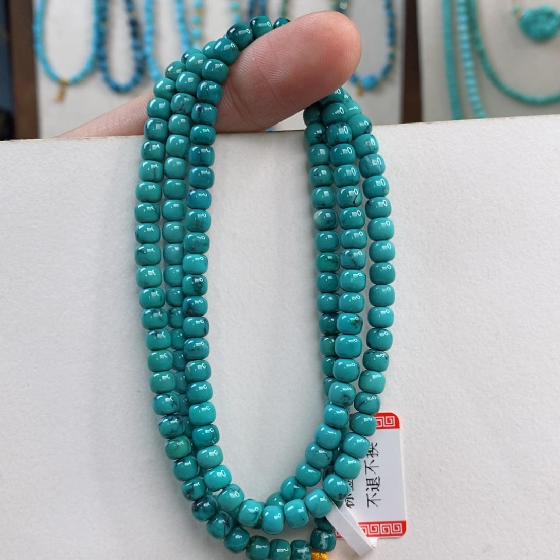 绿松石未镶嵌项链