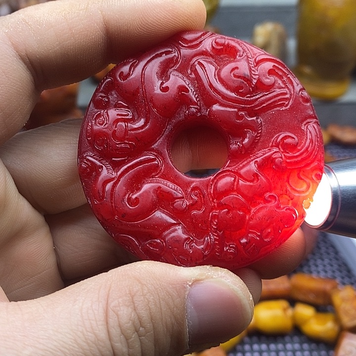 未镶嵌蛇纹石玉颈饰