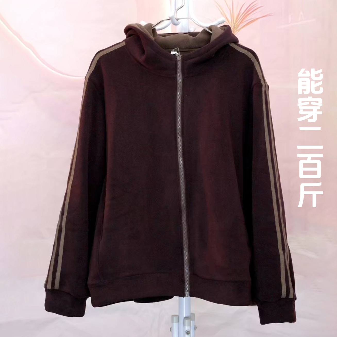 胖老太太秋装外套加肥特体大码奶奶妈妈长袖老年人衣服老人60岁70