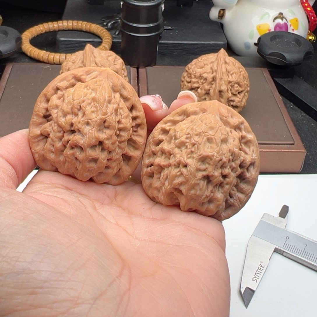 文玩核桃把件金公子44