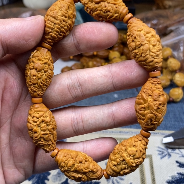 橄榄核手串/手链橄榄核雕工艺手串