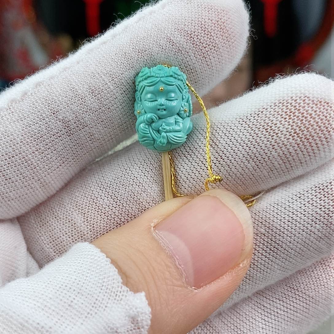 绿松石珠宝奇石未镶嵌