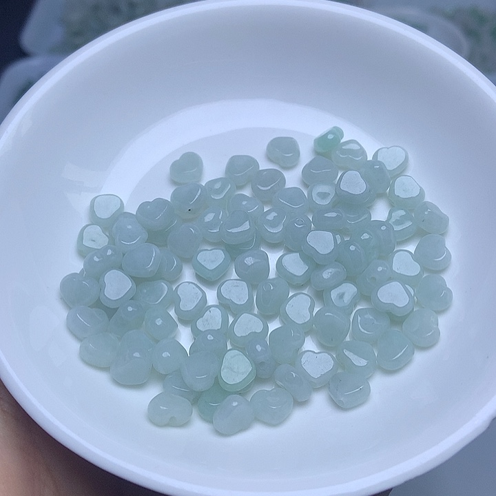 散珠翡翠卡7冰晴爱心30个