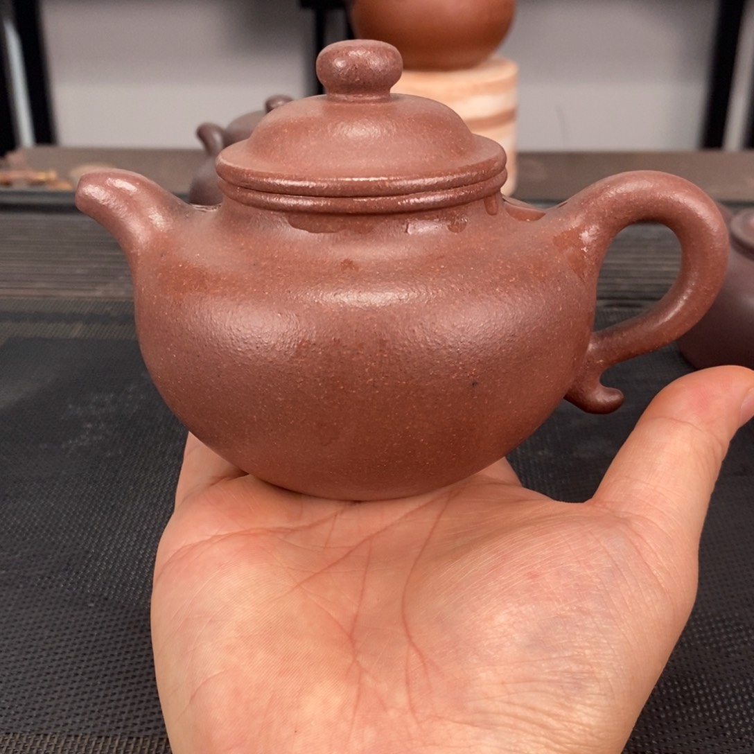 茶壶紫砂莲子容量330毫升