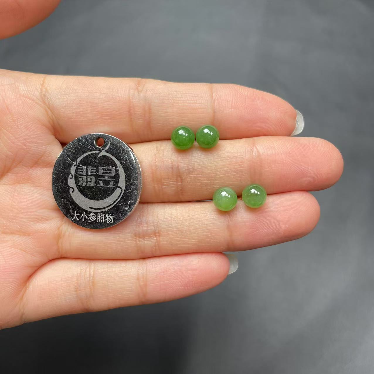 38618T11-3B6-和田玉耳饰s925银镶-多样性发一对